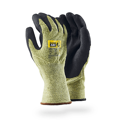 DROMEX SYNTHETIC ARC GLOVES, 16CAL BACK,51CAL FRONT